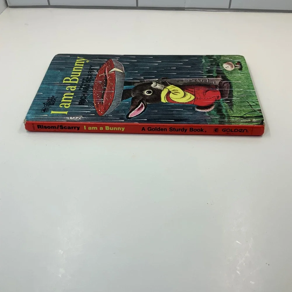 I Am a Bunny Richard Scarry Ole Risom Golden Sturdy Book Vintage Board Book 1963